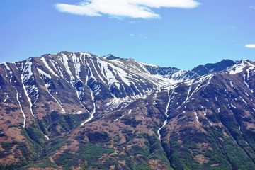 Independence Mine State Historical Park and the Hatcher Pass Scenic Drive near Wasilla, Alaska