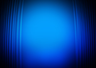 Blue stage background