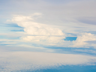 Obraz premium white fluffy clouds