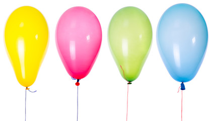 Group of colorful balloons