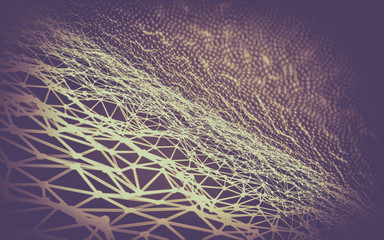 Abstract polygonal space low poly