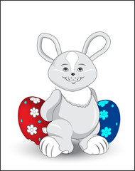 Fototapeta na wymiar Easter rabbit
