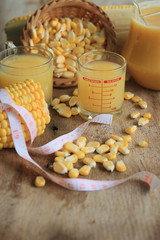 corn milk with fresh