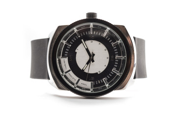 wristwatch isolated on white