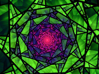 Abstract wallpaper. Abstract fractal. Fractal art background for creative design. Decoration for wallpaper desktop, poster, cover booklet. Abstract texture. Psychedelic. Print for clothes, t-shirt.