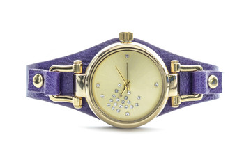 Womens gold wristwatch