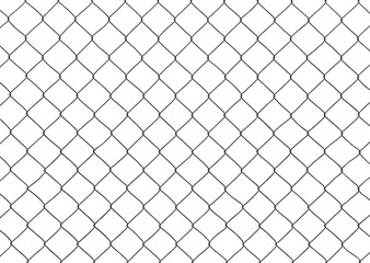 fragment of the mesh netting on the white background