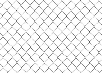 fragment of the mesh netting on the white background