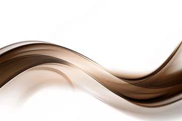 Crédence de cuisine en verre imprimé Vague abstraite Fond de conception abstraite vague brune