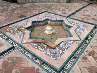 Mosaic Patio fountain