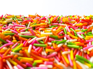 Sprinkles horizon, Narrow depth of field, selected focus