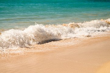 ocean water at the sand beach