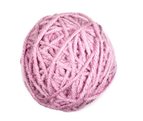 Lilac skein over white