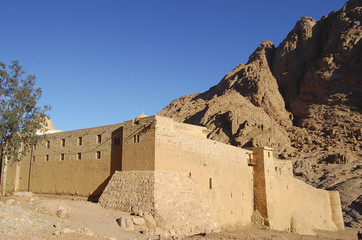 Fototapeta na wymiar St Catherine's Monastery - Sinai - Egypt 