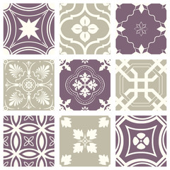 Classic vintage elegant pastel violet seamless abstract pattern 21
