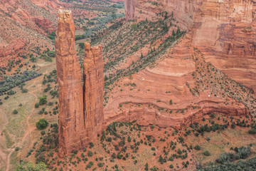 Spider rock in Canyon de Chelly National Monument