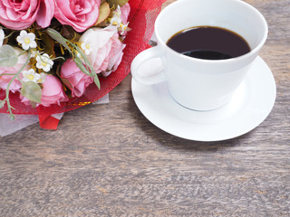 coffee and flower