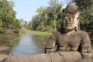 Fototapeta na wymiar Angkor Wat in Kambodscha