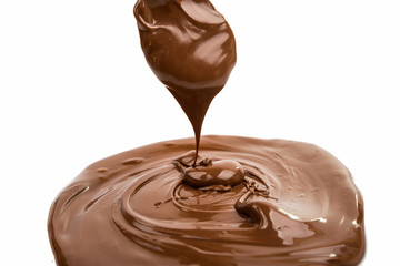 chocolate cream close up
