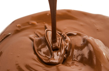 chocolate cream close up