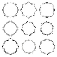 Obraz premium Set decorative frames.