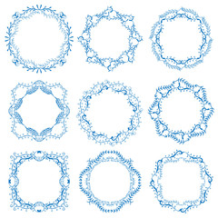 vintage frames hand-drawn