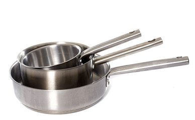 saucepan and frying pan