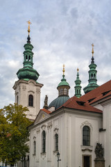 Fototapeta na wymiar Basilica in the Strahov Monastery, Prague