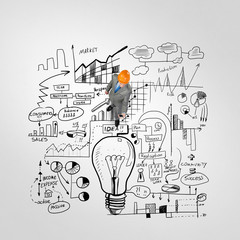 Man of construction profession