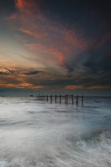 Sunset of Selangor, Malaysia