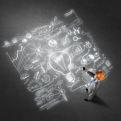 Man of construction profession