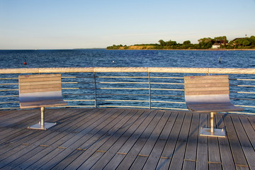 Auf der Niendorfer Seebrücke