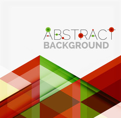 Vector triangle background