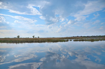 A beautiful day for fishing on the river