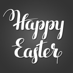 Happy Easter lettering. Concept can be used for holiday invitations and posters