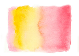 Watercolor Ombre Background. Watercolor Wash. Ombre Watercolor Background. Vector © White Swallow