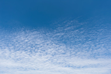 Cirrocumulus with blue sky
