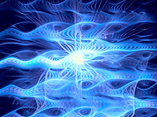 Abstract digitally generated image wavy background