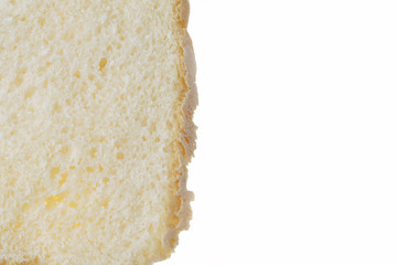 Homemade bread, slice, background
