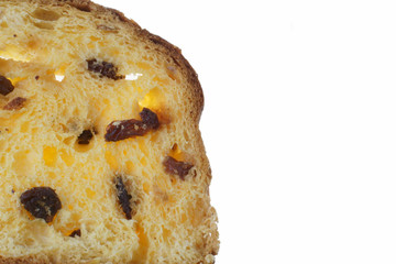 panettone slice, background