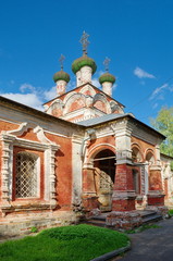 Fototapeta na wymiar The Cathedral of Holy Trinity in the town of Ostashkov, Tver region, Russia