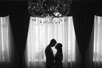 Silhouette couple