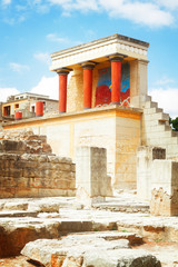 Knossos palace at Crete, Greece