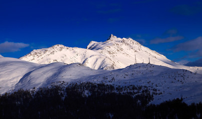 beautiful winter mountains