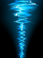Sound wave abstract background. EPS 10