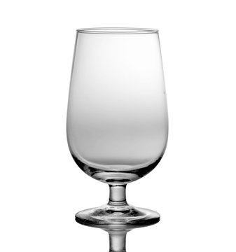 Crystal cut glass / Crystal cut glass on white background.