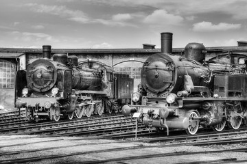 The old steam locomotive