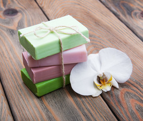 Obraz na płótnie Canvas Natural handmade soap