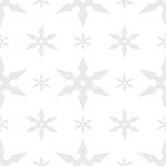 traditional shuriken seamless geometric pattern