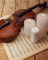 Fototapeta premium Music instrument violin